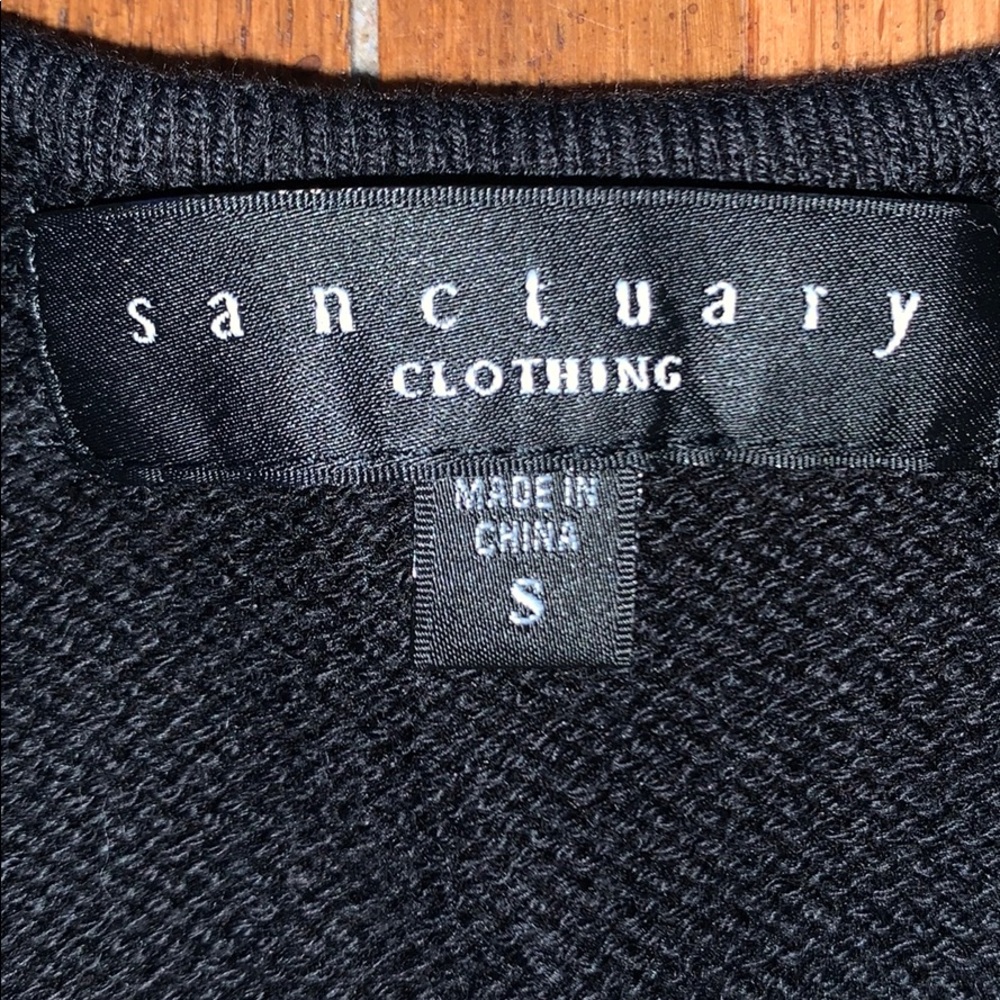 Striped Sweater🖤Black/Ivory by SANCTUARY - Picture 4 of 7